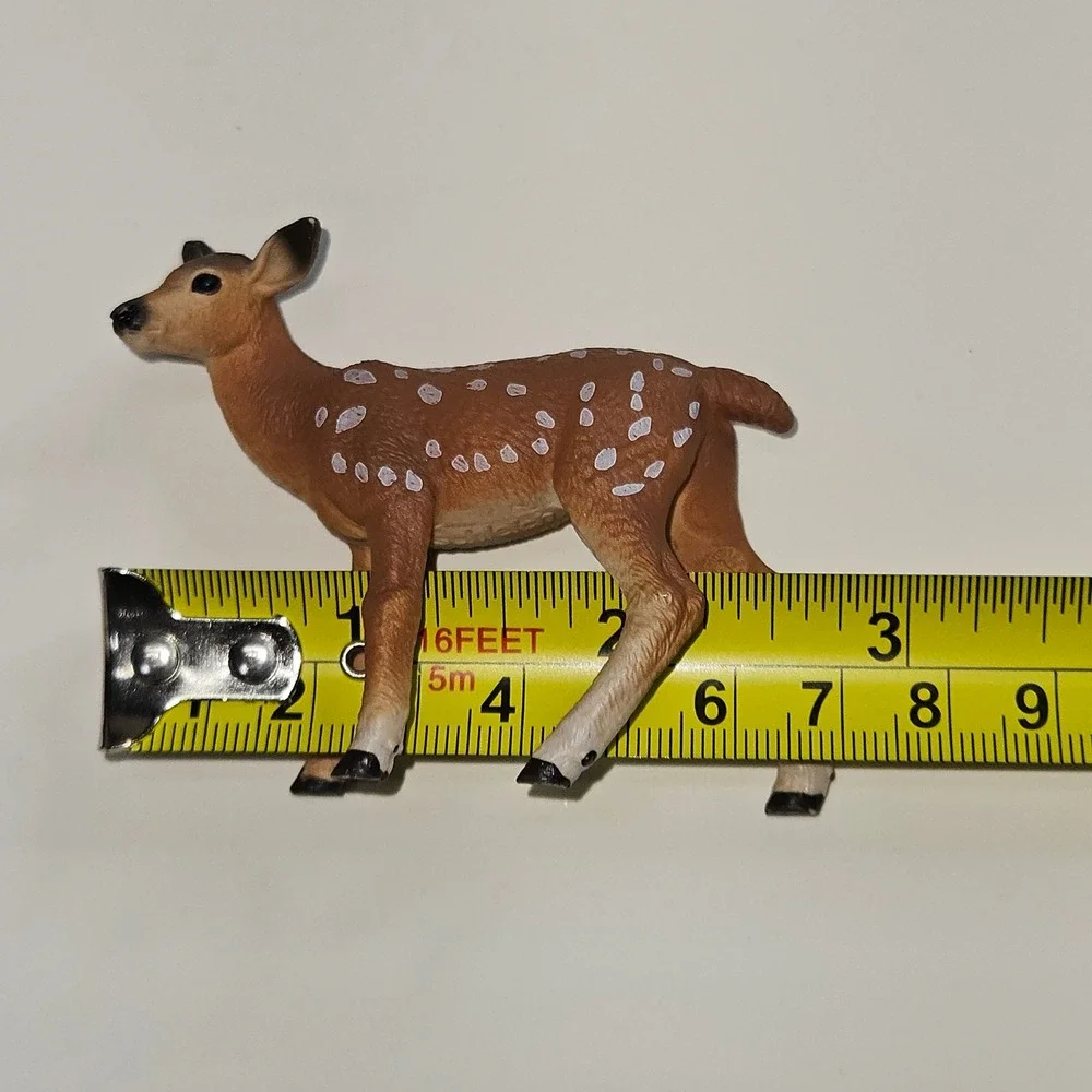 Schleich Fawn Figurine Unisex Small Brown White Spotted Woodland Animal 2023